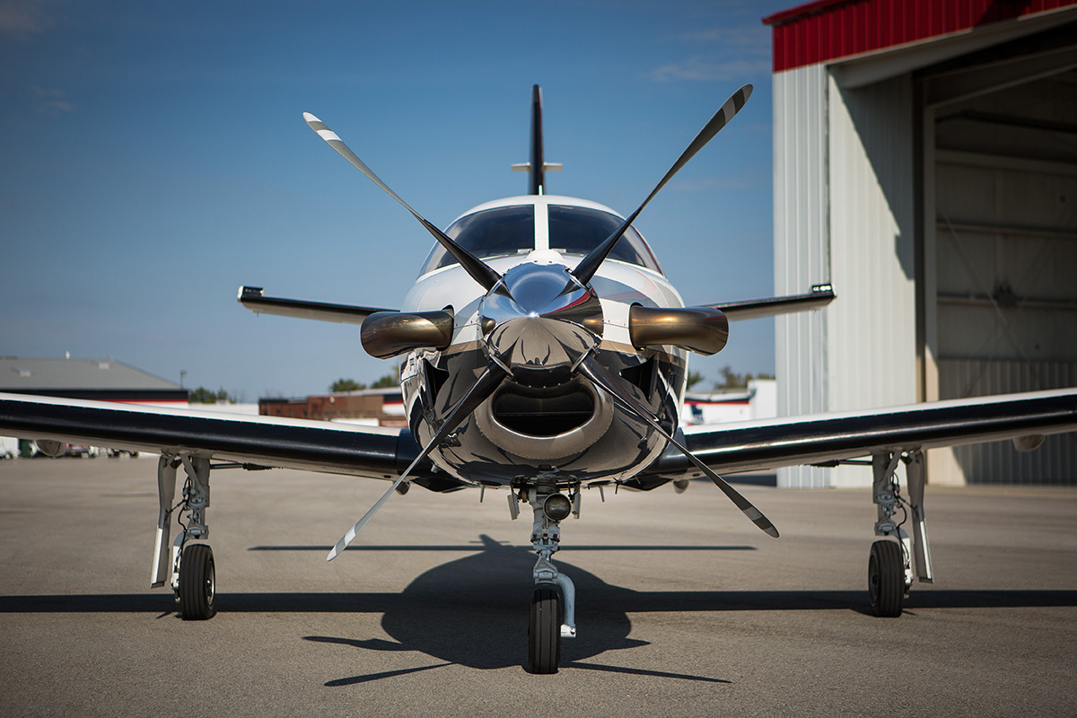 front view of TBM plane