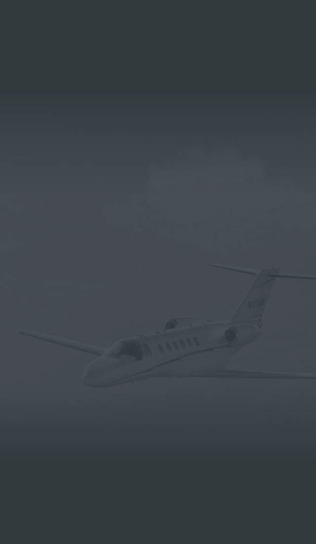 cessna plane in the air